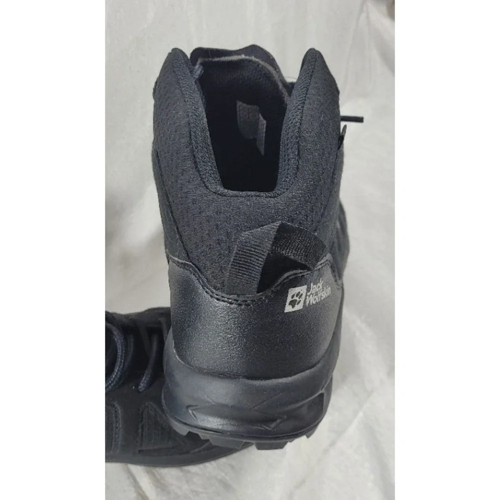 Jack Wolfskin Women's Woodland 2 Texapore Mid Waterproof Hiking Shoes Black 7.5